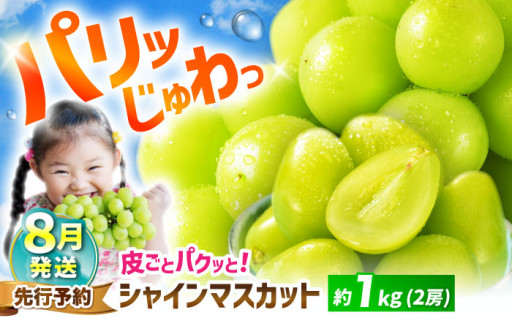 シャインマスカット 約1kg（2房）
