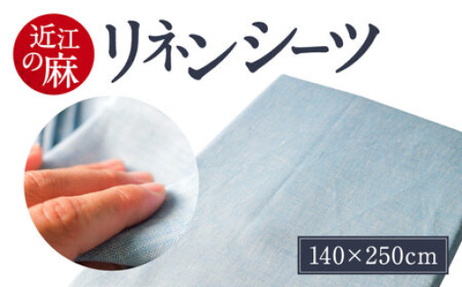 【蒸し暑く寝苦しい夜にぴったり✨】「近江の麻」 リネンシーツ
