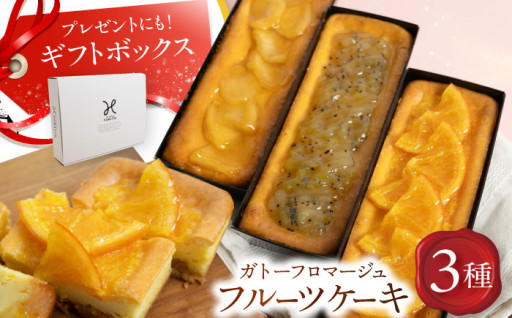 HAMATSU 3種のフルーツチーズケーキ♪