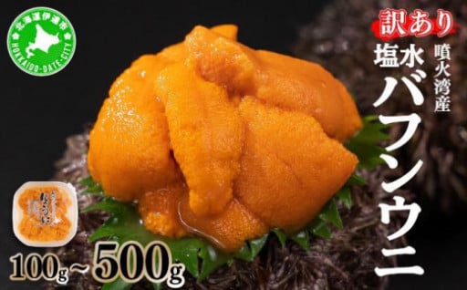 訳あり 北海道 噴火湾産 塩水 バフンウニ！