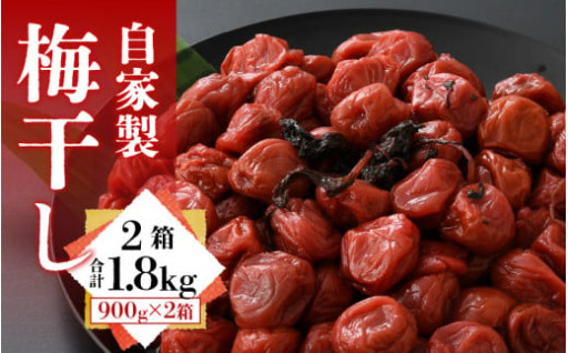 ＼やっぱり白米には梅干し！！／自家製 梅干し 900g × 2箱