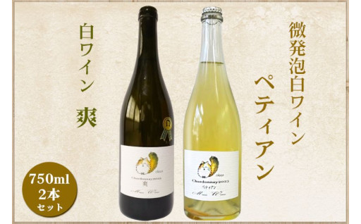 🍾Chardonnay2023「爽」＆Chardonnay2023「ペティアン」各750ml🍾