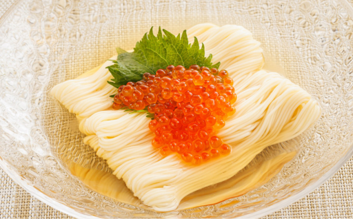 【新定番！】とろける宝石、いくらのプチプチ食感が夏の定番そうめんに仲間入り！