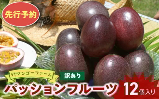 竹マンゴーファーム✨【訳あり】パッションフルーツ（12個入り）のご紹介