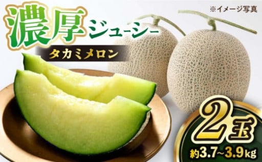 【☆先行予約☆】タカミ メロン 2玉 