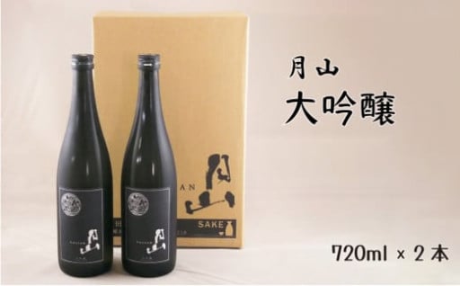 【月山の高い技術を結集した大吟醸】月山　大吟醸　（720ml×2本）