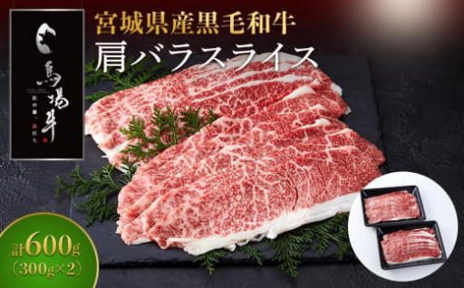 肩バラ スライス 600g 馬場牛