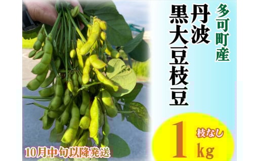 丹波黒枝豆【10月中旬発送】受付開始します！