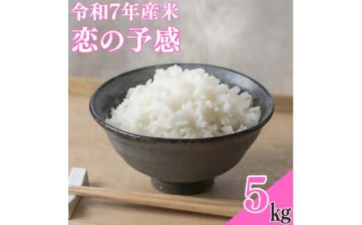 ひとたび食べると恋するときめきや情熱が溢れ出てくる⁉【令和7年産米】恋の予感5kg　