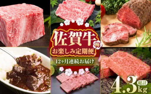佐賀牛食べ比べ。お楽しみ定期便！