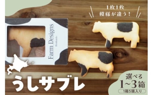【🐄北海道芽室町🐄】北海道十勝芽室町 牛サブレ5頭入り 1箱 話題の サブレ