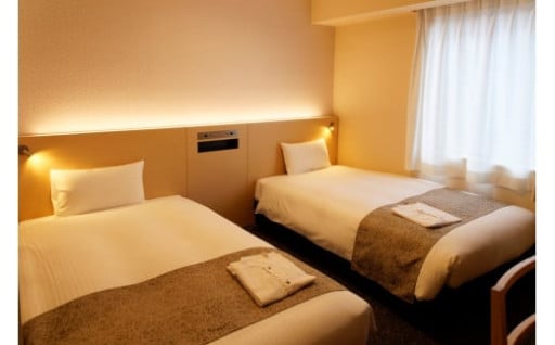 【THE KANZASHI TOKYO ASAKUSA】ホテル宿泊券(TWIN　ROOM2名1室)