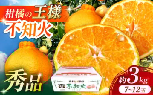【数量限定】 柑橘の王様 ハウス栽培 不知火 デコポン 約3kg（7〜12玉） 【小春農園】 