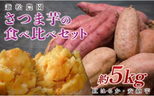 「安納芋」「紅はるか」さつまいも食べ比べセット🍠