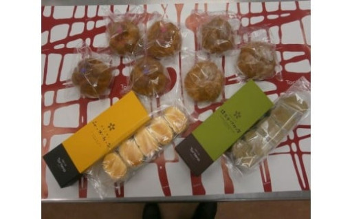 🧀濃厚チーズケーキ🧀＆果実🍇🍓🍏のシュークリーム