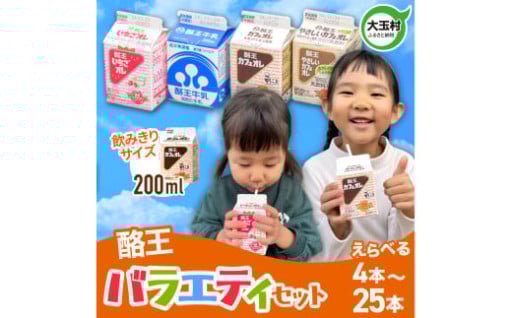 酪王バラエティ セット 200ml えらべる本数