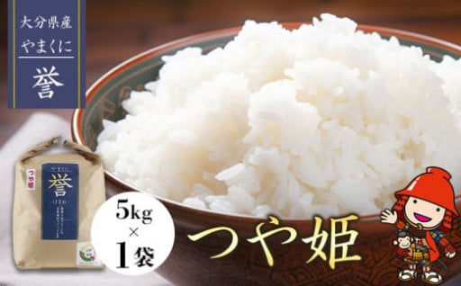 【寄附使途限定】九州米・食味コンクール最優秀賞受賞 大分県中津市産 やまくに誉 つや姫 5kg×1袋