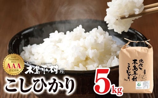 【先行予約】木島平産こしひかり 5kg