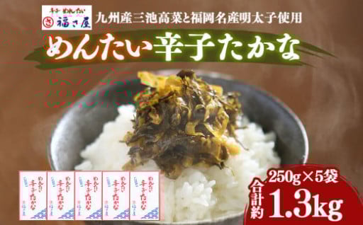 めんたい辛子 たかな 250g×5箱