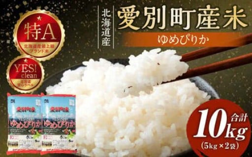 愛別町産米（ゆめぴりか5kg×2袋）