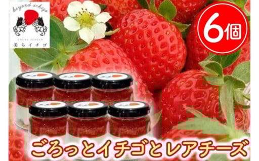 ごろっとイチゴとレアチーズ