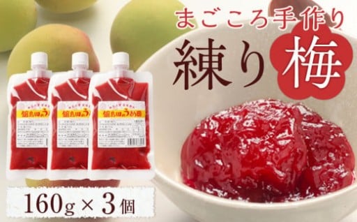 無添加 練り梅 160g × 3個