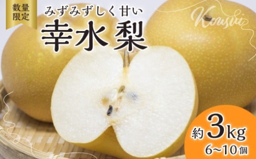 🍐【出荷スタート間近！】幸水のご予約は7月末まで！🍐
