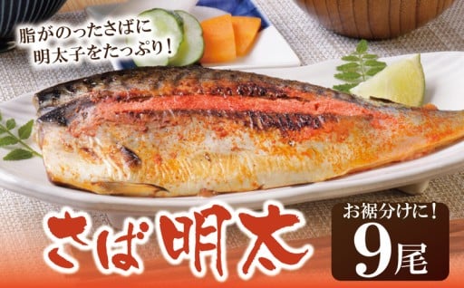 明太子ぎっしり！ピリ旨「さば明太」9尾セット