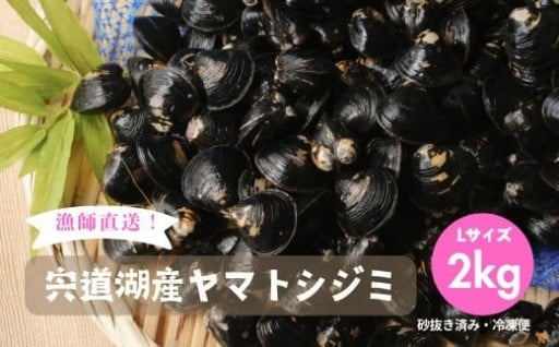 【人気返礼品・リピート多数】漁師直送！宍道湖産ヤマトシジミ・Lサイズ冷凍2