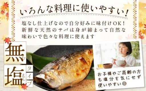 ＼海産物の宝庫／北海道産 無塩サバフィレ🐟