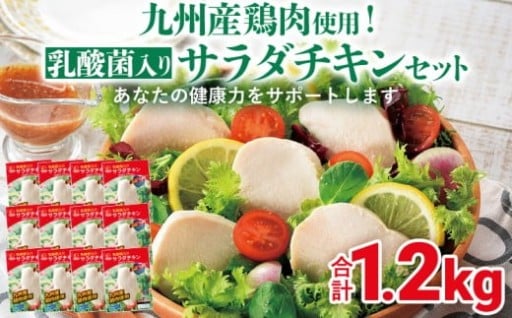 🥗九州産鶏肉使用！ 乳酸菌入り サラダチキンセット🥗