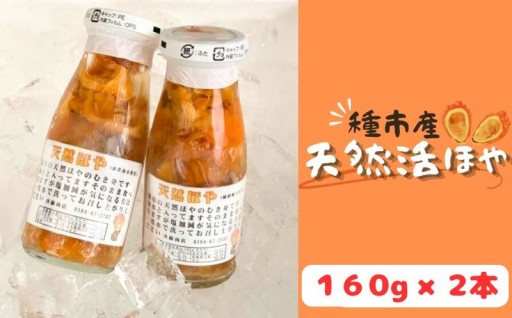 「種市産」天然活ほや 瓶入り160g×2本
