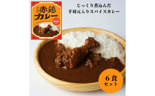 ひろの赤鶏カレー6食セット