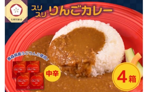 レトルトカレー 中辛 180g×4箱
