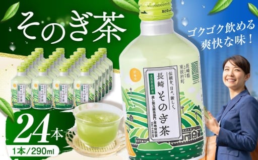 まろやかで深みのある味わい！そのぎ茶24本