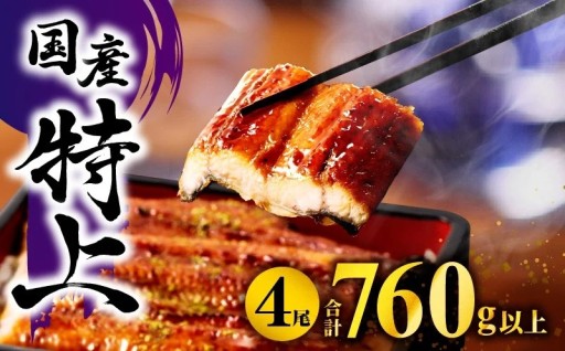 【宮崎県宮崎市】九州産うなぎ蒲焼4尾💁✨