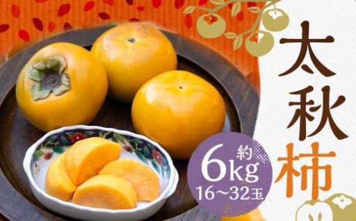 太秋柿 約6kg（16～32玉）【2025年10月上旬～11月上旬発送予定】