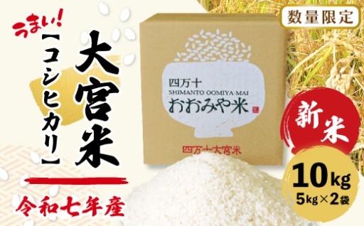 【🌾新米✨】地元で大人気！四万十育ち「大宮米」🌾