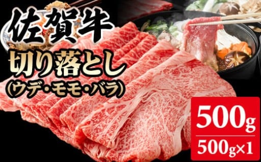 【佐賀牛】切り落とし500g (500g X 1p) 