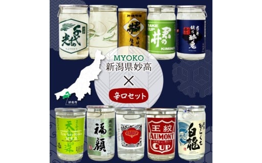 気軽に楽しめるカップ酒のセット