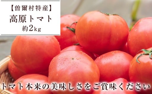 曽爾高原トマト2kgセット 令和7年度産