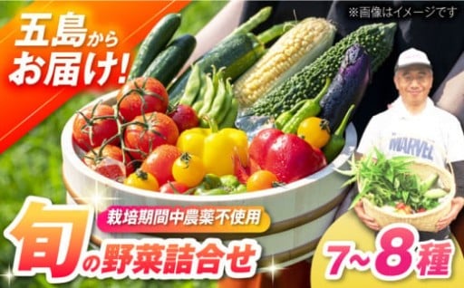 栽培期間中農薬不使用！旬野菜の詰合せをお届け！