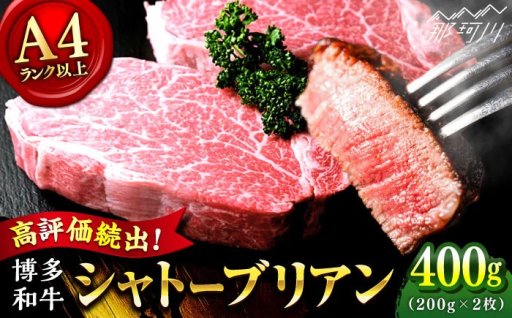 【9月～寄付額変更】博多和牛 シャトーブリアン
