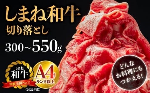 島根県産 しまね和牛切り落とし 300g～550g