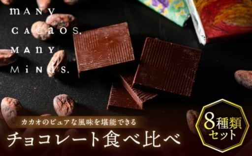 チョコレート食べ比べ🍫８種類🧡💚