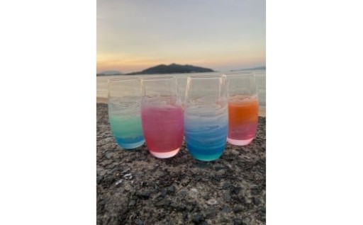【福岡市】オーシャングラス　1個　420ml【カラー選択可】