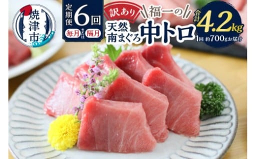 訳あり 合計 4.2㎏ ！南鮪・刺身・中トロ(約700g) マグロ まぐろ 中トロ 定期便