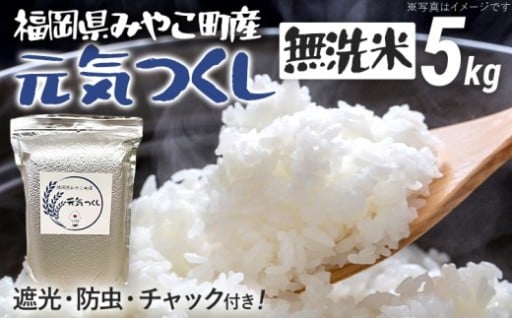  【令和7年産 元気つくし】無洗米5㎏ 