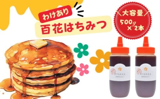 メディア紹介多数！ はちみつ工房 国産 【 わけあり 】 百花はちみつ 500g × 2本