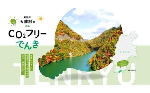 天龍村産CO2フリーでんき 50,000 円コース（注：お申込み前に申込条件を必ずご確認ください）